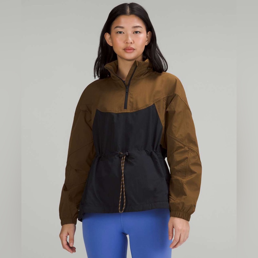 Lululemon Evergreen Anorak Jacket – Deep Artifact / Black, Size 10